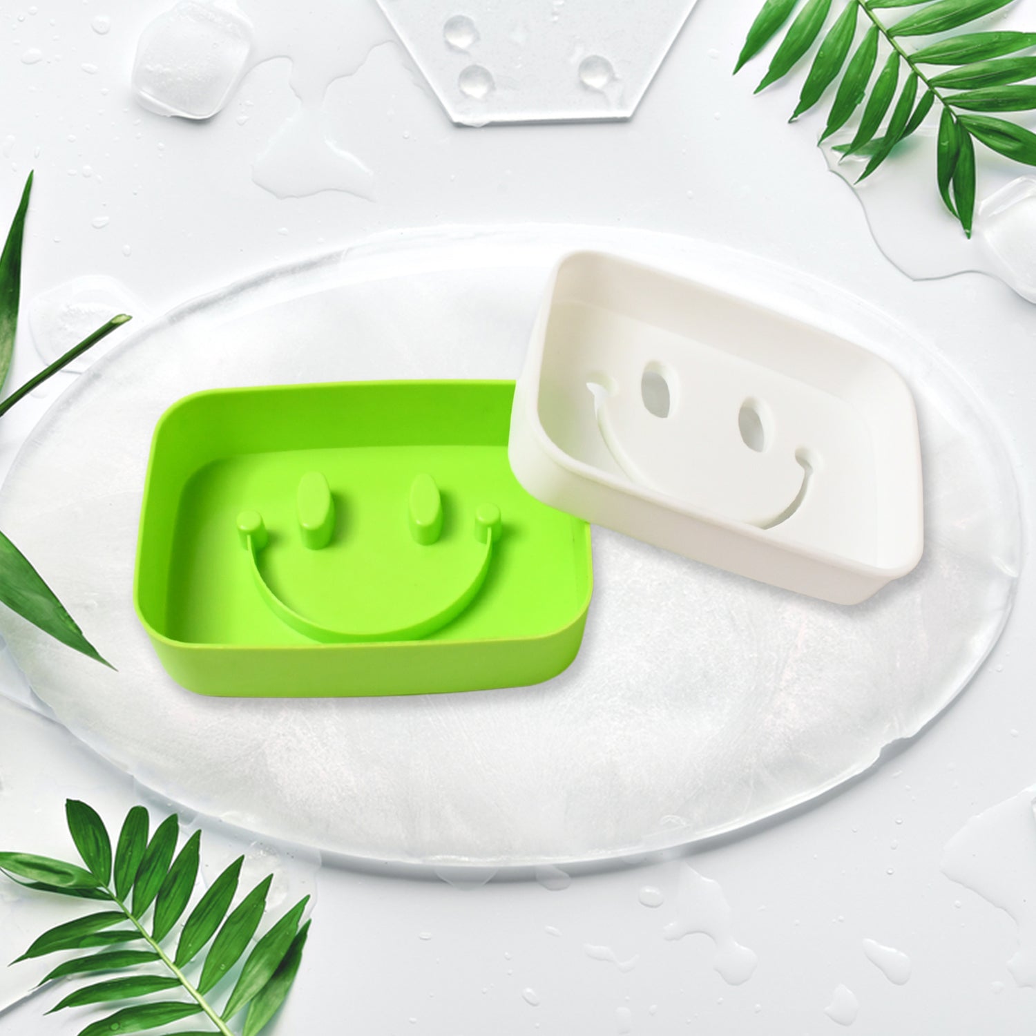 Portable Travel Home Box Cute Cartoons Smile Face Container Draining Holder Soap Dish ,Sabudani Portable Travel Home Box Cute Cartoons Smile Face Container Draining Holder Soap Dish ,Sabudani